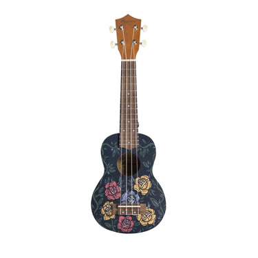 Ukulele Soprano Bamboo Ukelele Bu-21 Rock & Roll Con Funda Uculele